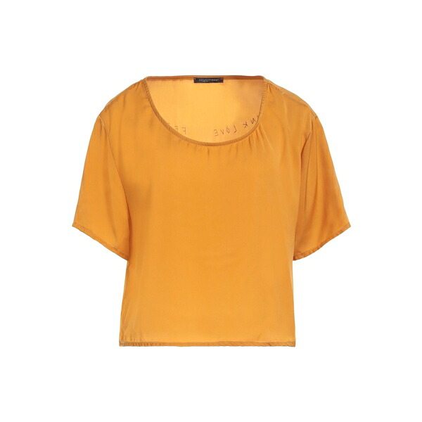 【送料無料】 ハピネス レディース Tシャツ トップス Tops Yellow
