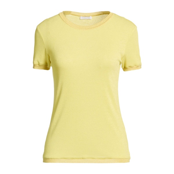 【送料無料】 パトリツィア ペペ レディース Tシャツ トップス T-shirts Yellow