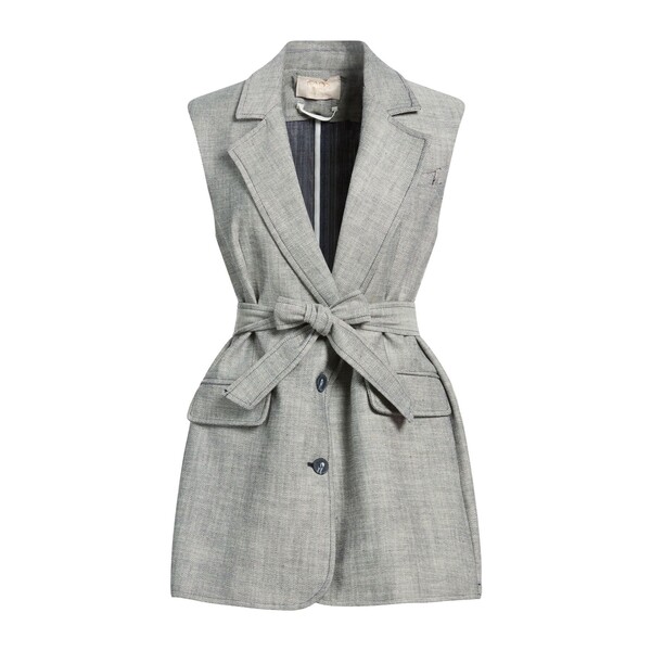 【貨物輸送無料】 騒々しい混乱 レディース 上衣＆上衣 アウター Blazers Grey