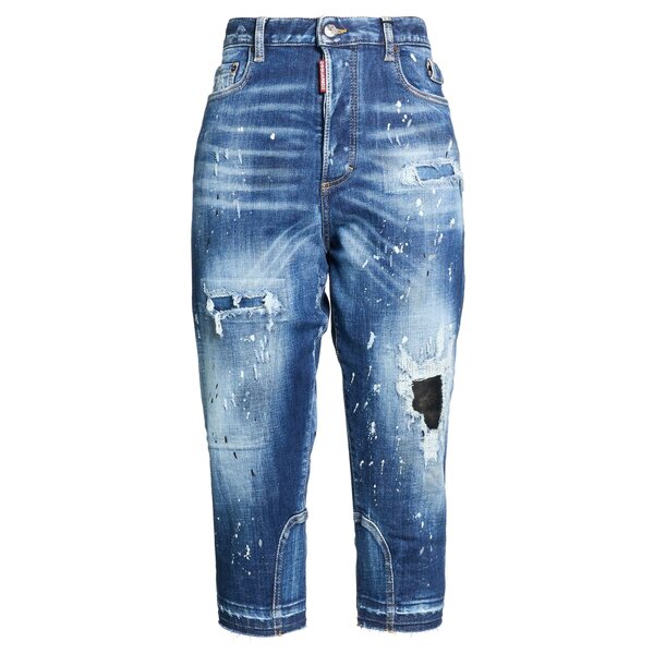 【送料無料】 ディースクエアード レディース デニムパンツ ボトムス Jeans Blue|asty
