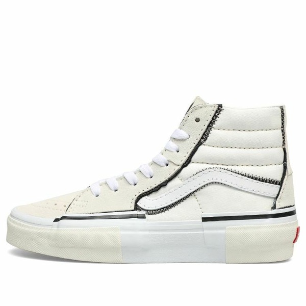 Vans バンズ メンズ スニーカー  【Vans SK8-Hi Reconstruct WHITE VN0005UKQJM】  大きさ US_5.5(23.5糎)