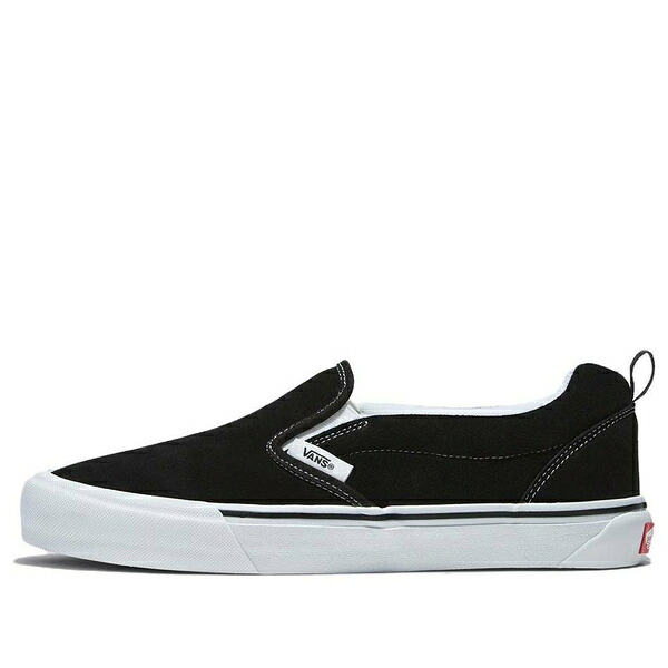 Vans バンズ メンズ スニーカー  【Vans Knu Slip \u0027Black True White\u0027 VN0009QD6BT】  大きさ US_9.5(27.5糎)