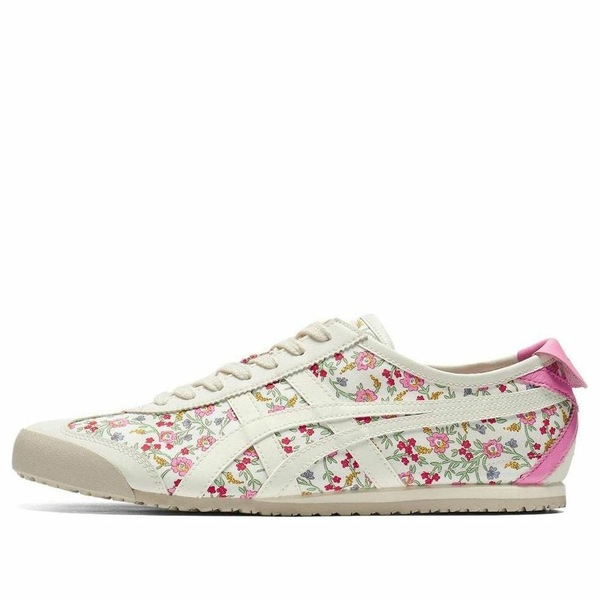 Onitsuka Tiger オニツカタイガー メンズ スニーカー 【Onitsuka Tiger Mexico 66 'Cream Pink Floral' 1183C392-101】 サイズ US_6(24.0cm)｜asty
