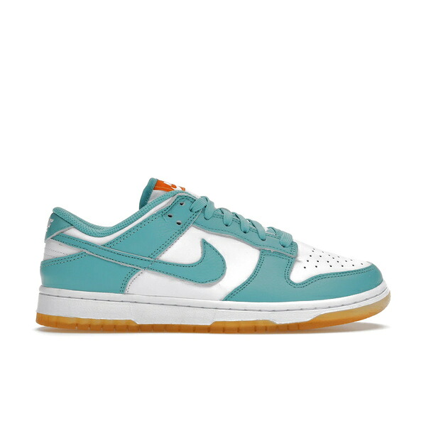 Nike ナイキ レディース スニーカー 【Nike Dunk Low Teal Zeal (Women's)】 サイズ US_W_10 White/Washed Teal/Kumquat