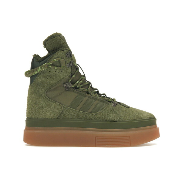 adidas アディダス レディース スニーカー 【adidas Super Sleek Boot Beyonce Ivy Park Halls of Ivy (Women's)】 サイズ US_6(23.0cm) Wild Pine/Focus Olive/Solar Green