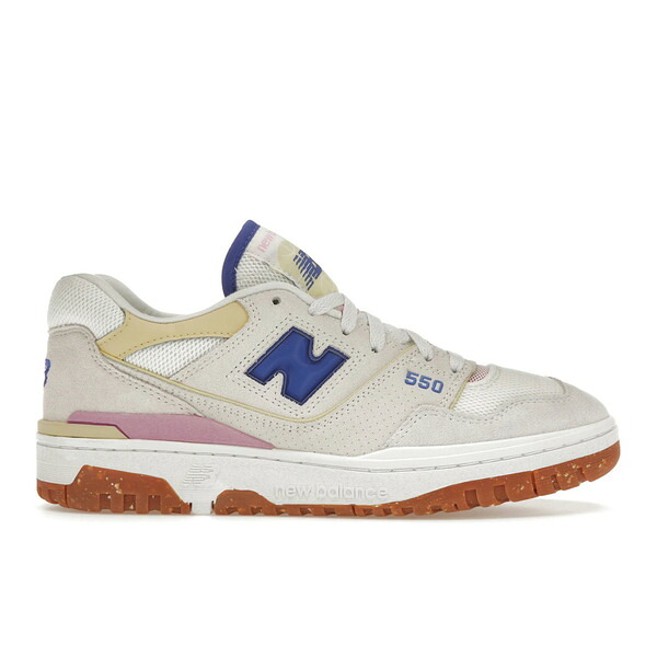 New Balance ニューバランス レディース スニーカー 【New Balance 550 Sea Salt Marine Blue (Women's)】 サイズ US_5.5(22.5cm) Sea Salt/Marine Blue-Maize