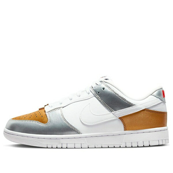 Nike ナイキ レディース スニーカー  【(WMNS) Nike Dunk Low SE \u0027Silver Gold Metallic\u0027 DH4403-700】  大きさ US_7.5(24.5糎)