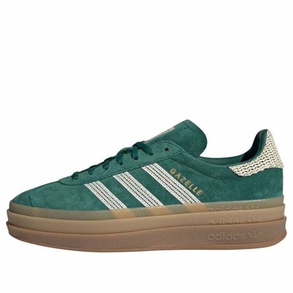 adidas アディダス レディース スニーカー  【(WMNS) adidas Gazelle Bold \u0027Collegiate Green White Gold\u0027 JS3358】  大きさ US_7(24.0糎)