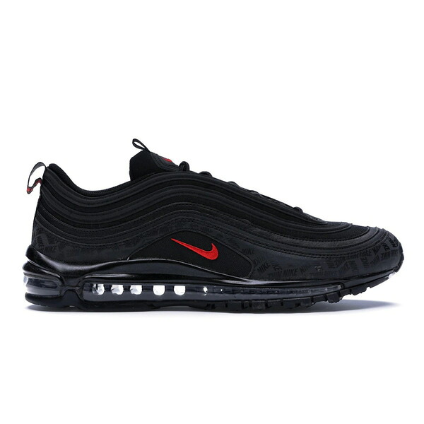 Nike ナイキ メンズ スニーカー 【Nike Air Max 97 All-Over Print Black Red】 サイズ US_10(28.0cm) Black/University Red-Black|asty