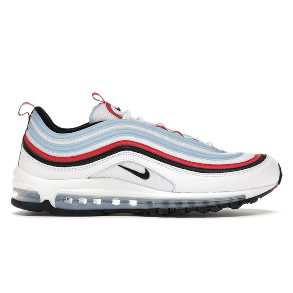 Nike ナイキ メンズ スニーカー 【Nike Air Max 97 Gundam】 サイズ US_9.5(27.5cm) White/Black/University Red/Psychic Blue画像
