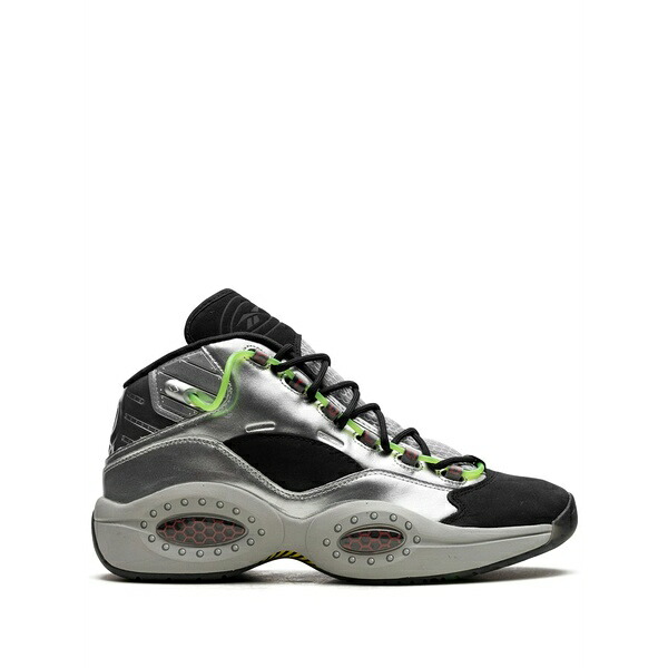 リーボック メンズ スニーカー シューズ X minions question mid \"gru\"" sneakers Silver"