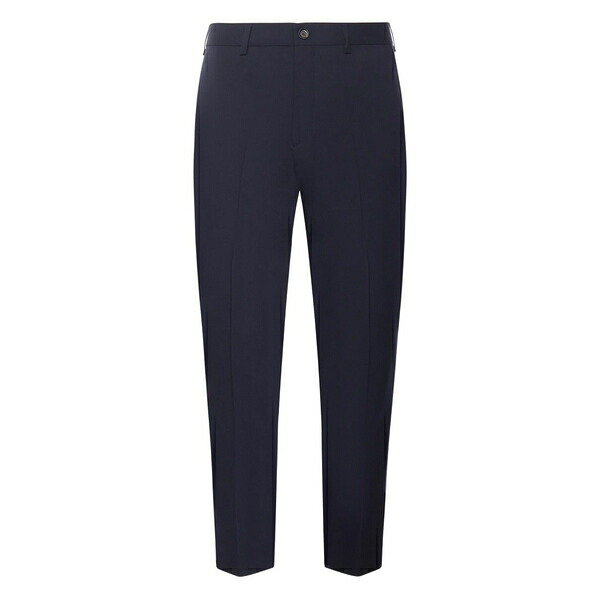 ビーエイブル メンズ 心地よいズボン下 ボトムス Edoardo wool trousers Blue