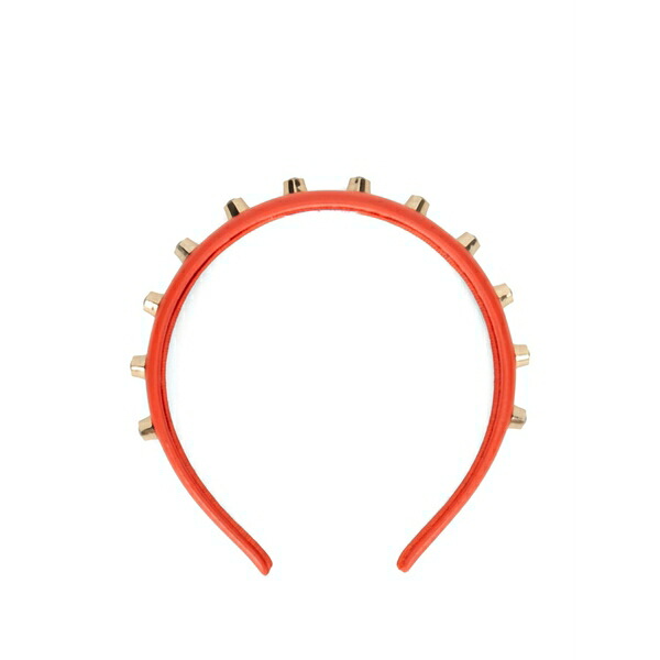 レッドヴァレンティノ レディース ヘアアクセサリー アクセサリー Studded headband Orange|asty
