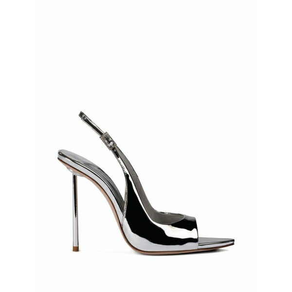 ル シラ レディース サンダル シューズ Bella slingback heeled sandals Silver