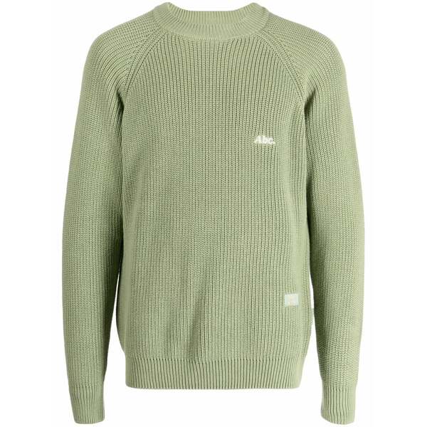 アドバイザリー ゲーム盤 クリスタルズ メンズ パーカー・スウェットシャツ アウター Embroidered-logo knit sweater Green