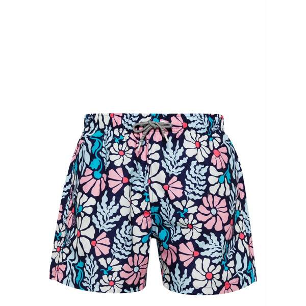 ボーディーズ メンズ 心地好いズボン下 ボトムス Floral-print swim shorts Blue