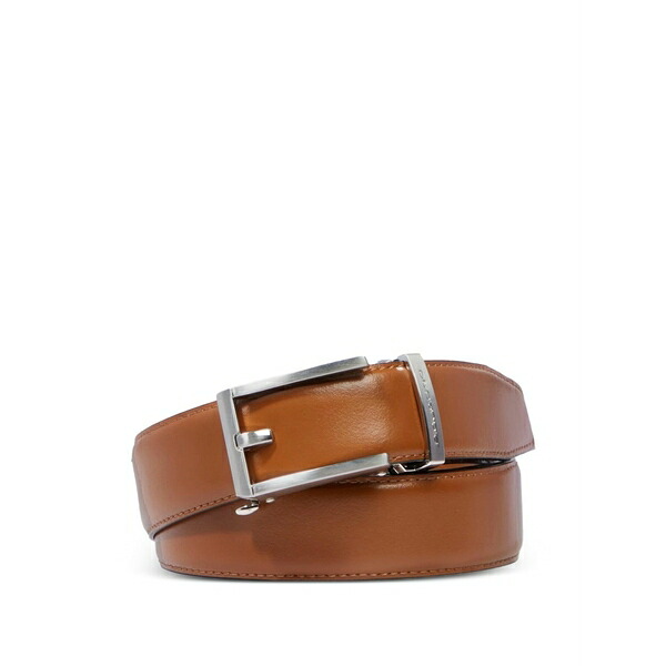 ピークアドロ  メンズ 胴締め 佩び物 Adjustable leather belt Brown