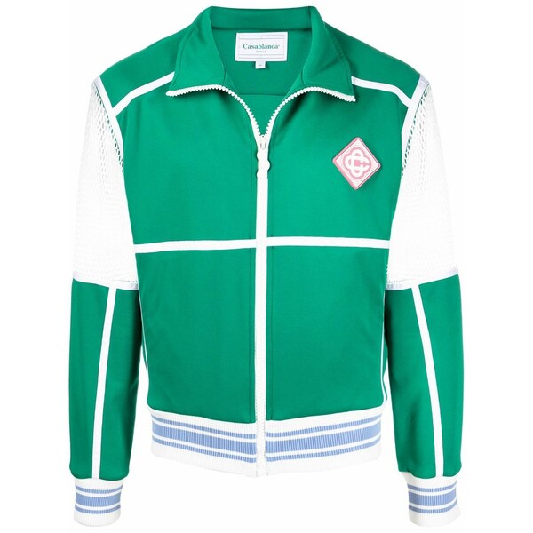 カサブランカ メンズ 上衣＆上衣 アウター Panelled bomber jacket Green
