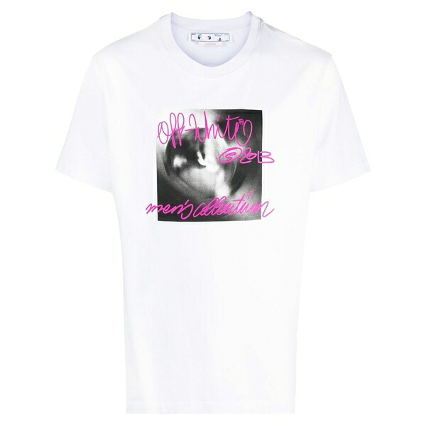 象牙色 メンズ プルオーバー トップス Logo-print t-shirt White