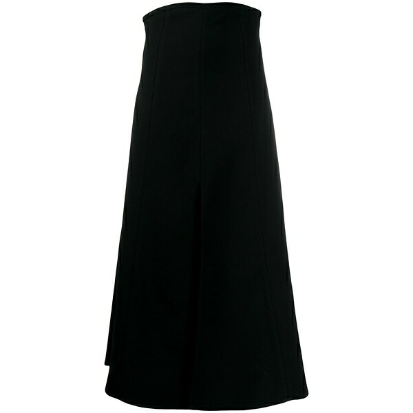 エラリー レディース スカート ボトムス Super high waisted a-line skirt Black｜asty
