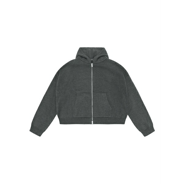 ヘリオットエミル メンズ パーカー・スウェットシャツ アウター Lampi zip-up hoodie Grey