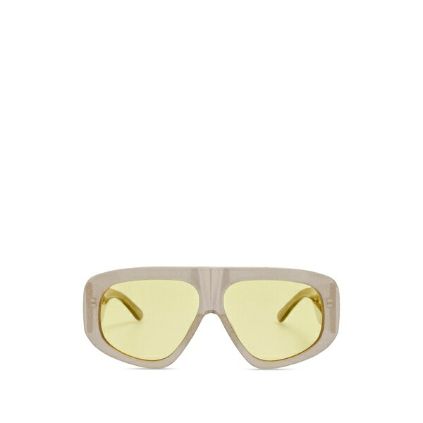 リンダ ファロー レディース 黒眼鏡＆アイウェア 添え物 Geometric-frame sunglasses Neutrals