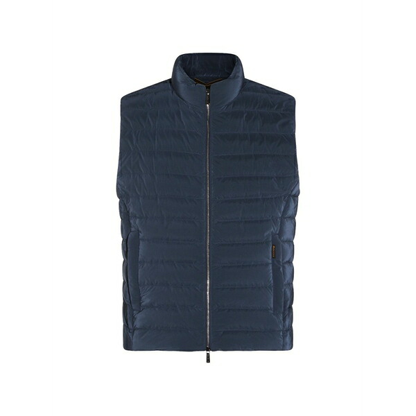 ムーレー メンズ 上衣＆上衣 アウター Padded zip-up gilet Blue