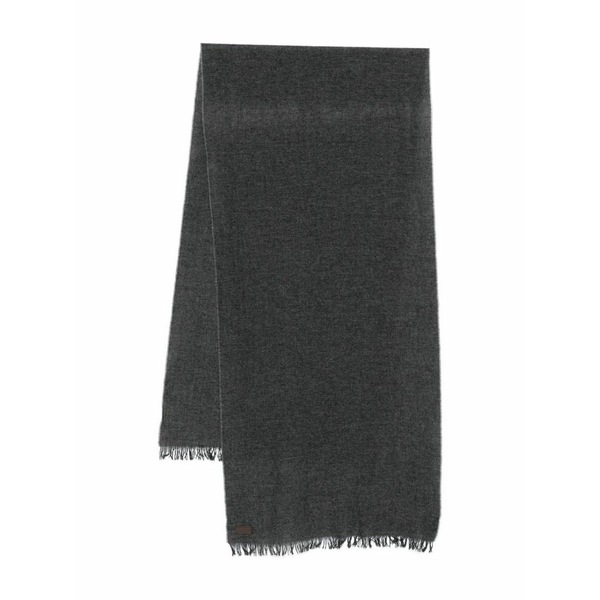 カナーリ メンズ 消音装置・袈裟・えり巻き 添え物 Fringed scarf Grey