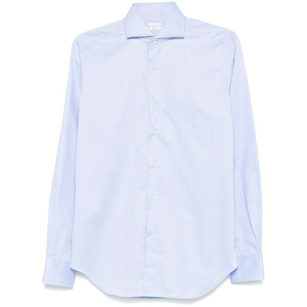 ザカス  メンズ プルオーバー トップス Cotton shirt Blue
