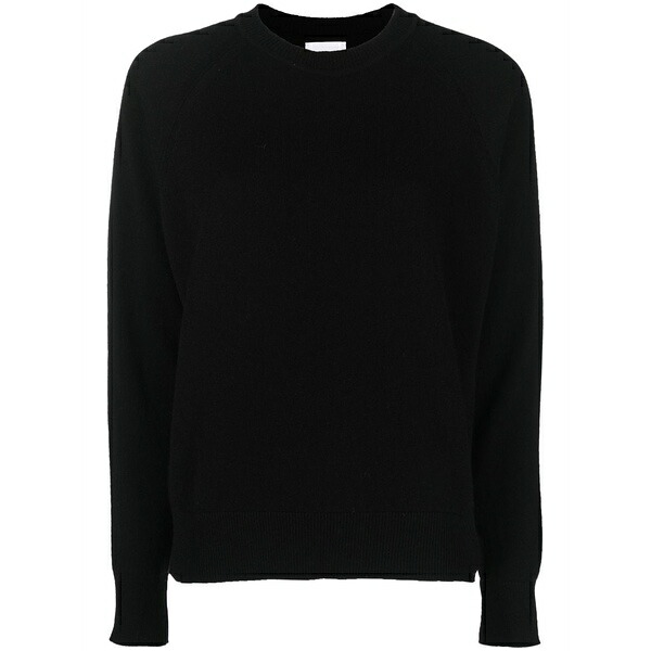 バリー レディース 編み物\u0026プルオーバー アウター Crew-neck cashmere jumper Black