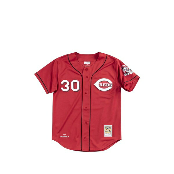 ミッチェル\u0026ネス メンズ ティーシャツ トップス  mlb ken griffey jr. alternate 2005 cincinnati reds jersey Red