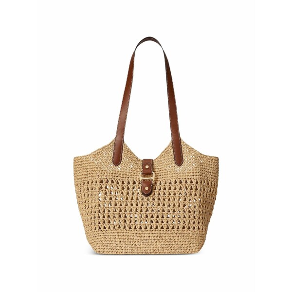 ラルフローレン レディース トートバッグ 御徒面子 Large tasha tote bag Neutrals