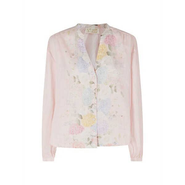 エムシーツーセイントバース レディース プルオーバー トップス Liona floral-print shirt  Pink