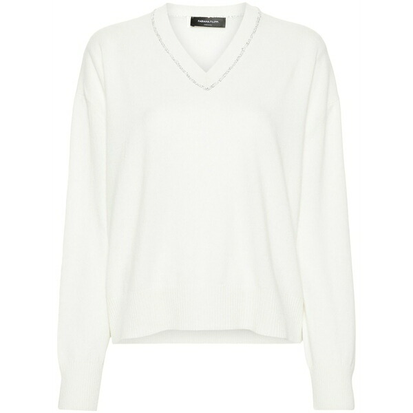 ファビアナ フィリッピ レディース 編み物\u0026プルオーバー アウター Sequin-detailing jumper Neutrals