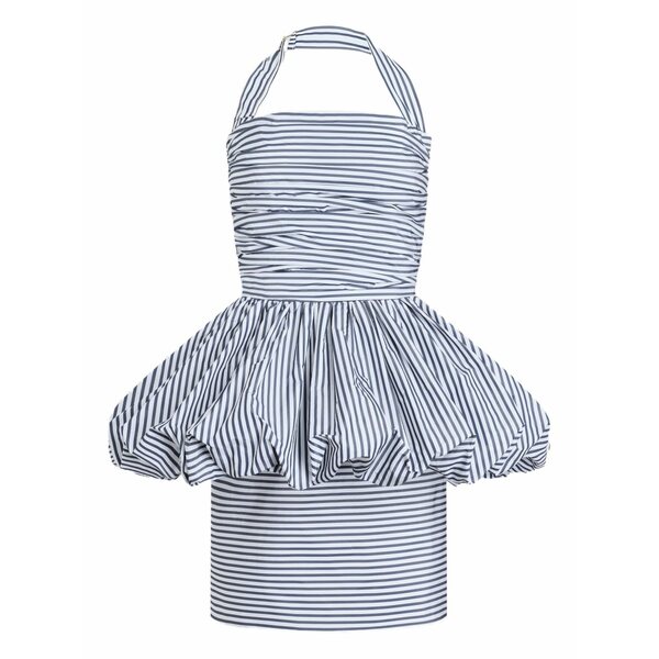 ジャンパトゥ レディース ワンピース トップス Halterneck mini dress Blue｜asty