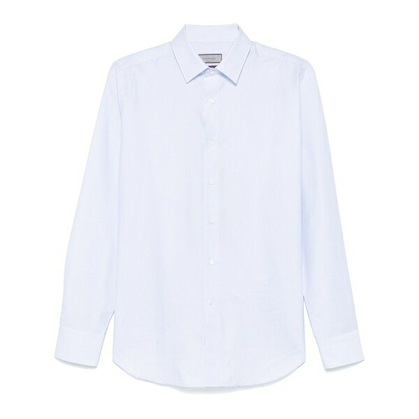 カナーリ メンズ プルオーバー トップス Striped shirt  Blue