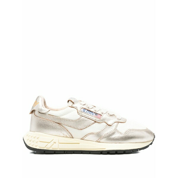 オートリー レディース スニーカー シューズ Low leather sneakers  Gold