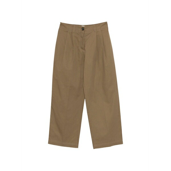 トーテム レディース 心地よいズボン下 ボトムス Wide-leg trousers Brown