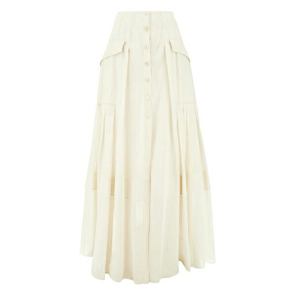 アルベルタ フェレッティ レディース スコート ボトムス Pleated MIDI skirt  Neutrals
