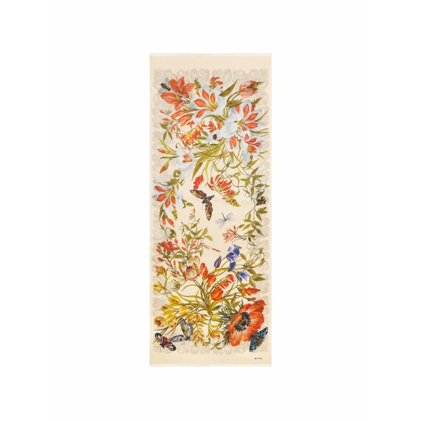 エトロ レディース 消音装置・袈裟・えり巻き 添え物 Flora fauna scarf Neutrals