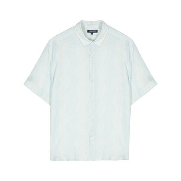 フレスコボールカリオカ メンズ プルオーバー トップス Castro stripe cabana linen shirt Blue