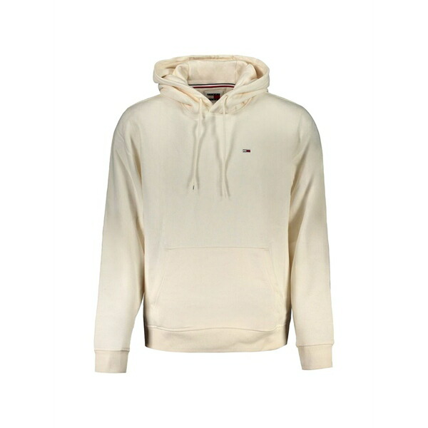 トミー ヒルフィガー メンズ パーカー・スウェットシャツ アウター Logo-embroidered cotton hoodie Neutrals