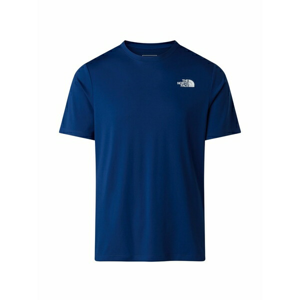 北の方人間の顔 メンズ ティーシャツ トップス Logo-print t-shirt Blue