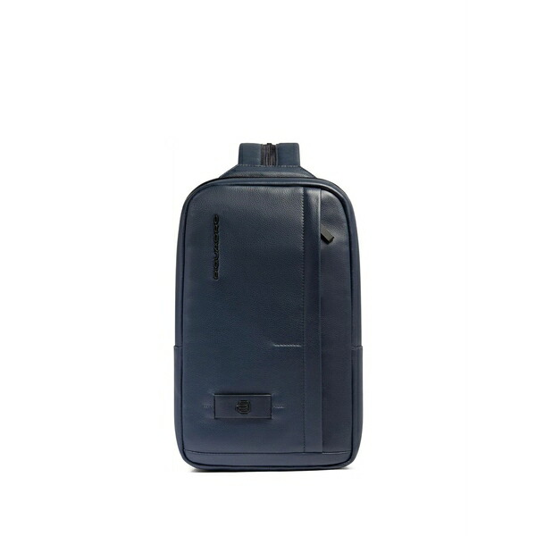 ピークアドロ  メンズ ショルダーバッグ 御徒面子 Convertible leather shoulder bag Blue