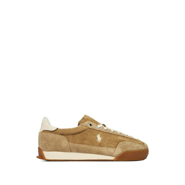 ラルフローレン レディース スニーカー シューズ Logo embroidered sneakers Neutrals