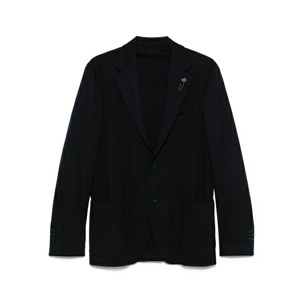 ラルディーニ メンズ 上衣＆上衣 アウター Patch-pocket  blazer Blue