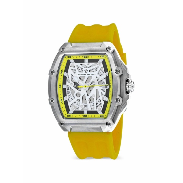 クリスチャンバンサント メンズ ウオッチ 付属物 Odyssey 50粍 watch White