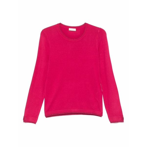 リュージョー レディース 編み物\u0026ティーシャツ アウター Crew-neck jumper Pink