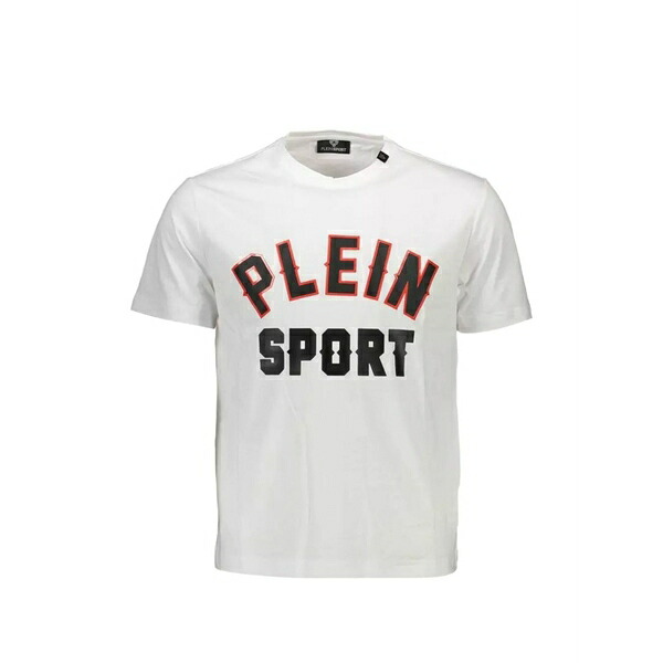 飾り気のない運動競技 メンズ ティーシャツ トップス Logo-print cotton t-shirt White