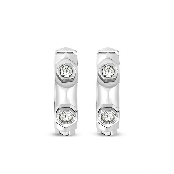 フィリッププレイン レディース ピアス＆イヤリング アクセサリー Stainless-steel earrings Silver｜asty